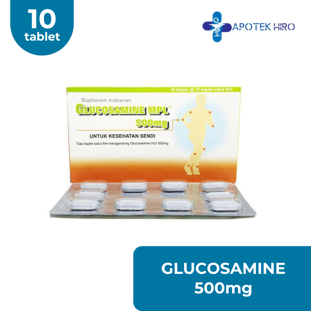 Glucosamine 500 Mg 10 Blister @ 10 Tablet