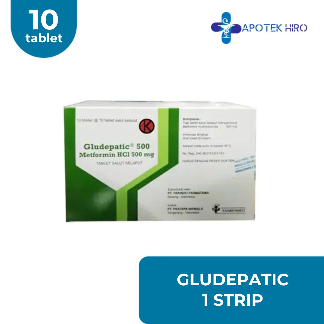 Gludepatic 1 Strip 10 Tablet
