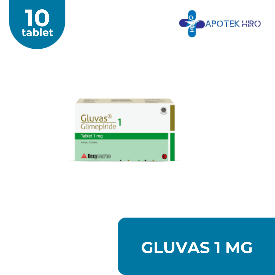 GLUVAS 1MG 1 STRIP 10 TABLET