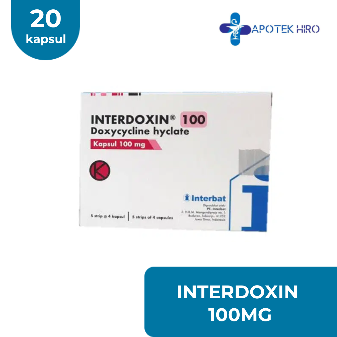 INTERDOXIN 100MG - 4 KAPSUL