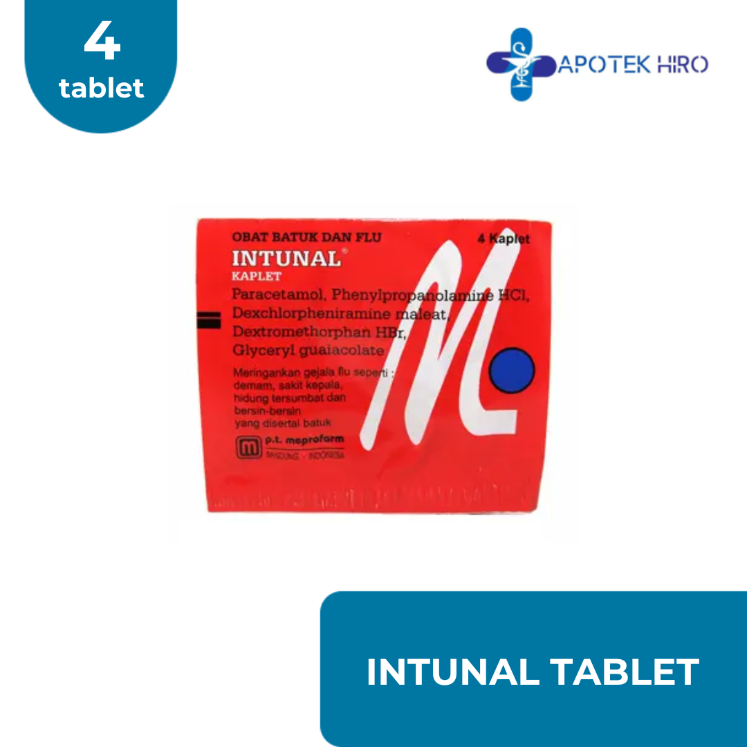INTUNAL TABLET - 1 STRIP 4 TABLET