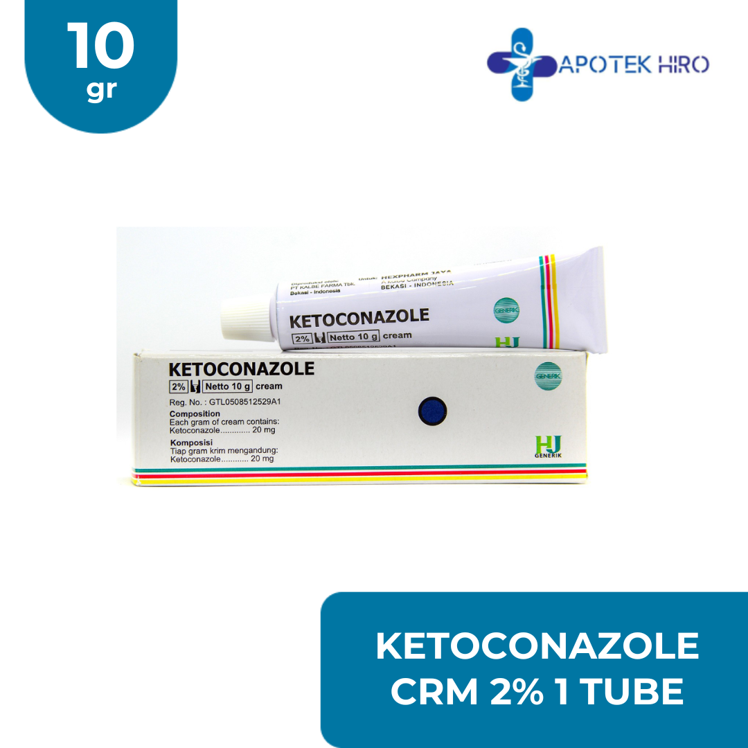 Ketoconazole Crm 2% 1 Tube 10Gr