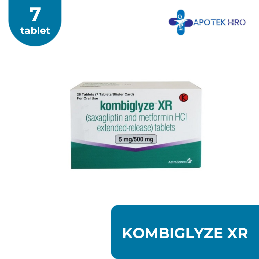 Kombiglyze XR 5 Mg/500 Mg - 1 Strip 7 Tablet