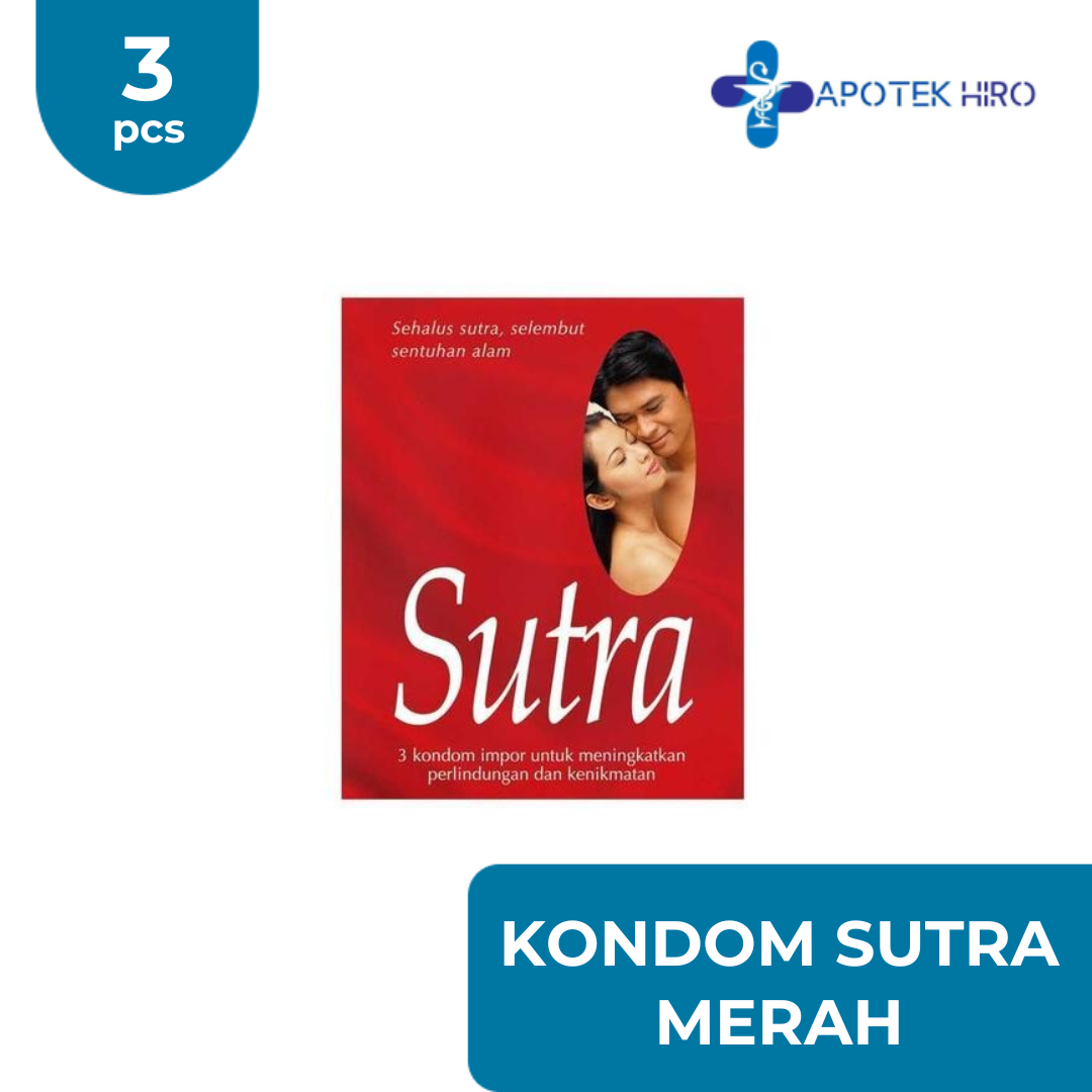 KONDOM SUTRA MERAH BOX 3 PCS