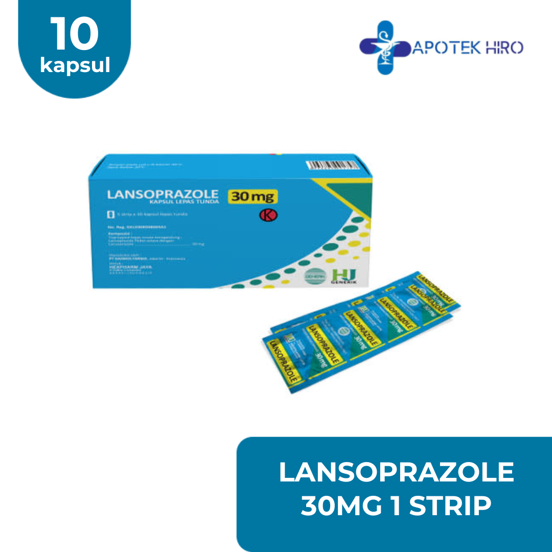 Lansoprazole 30Mg 1 Strip 10 Capsul