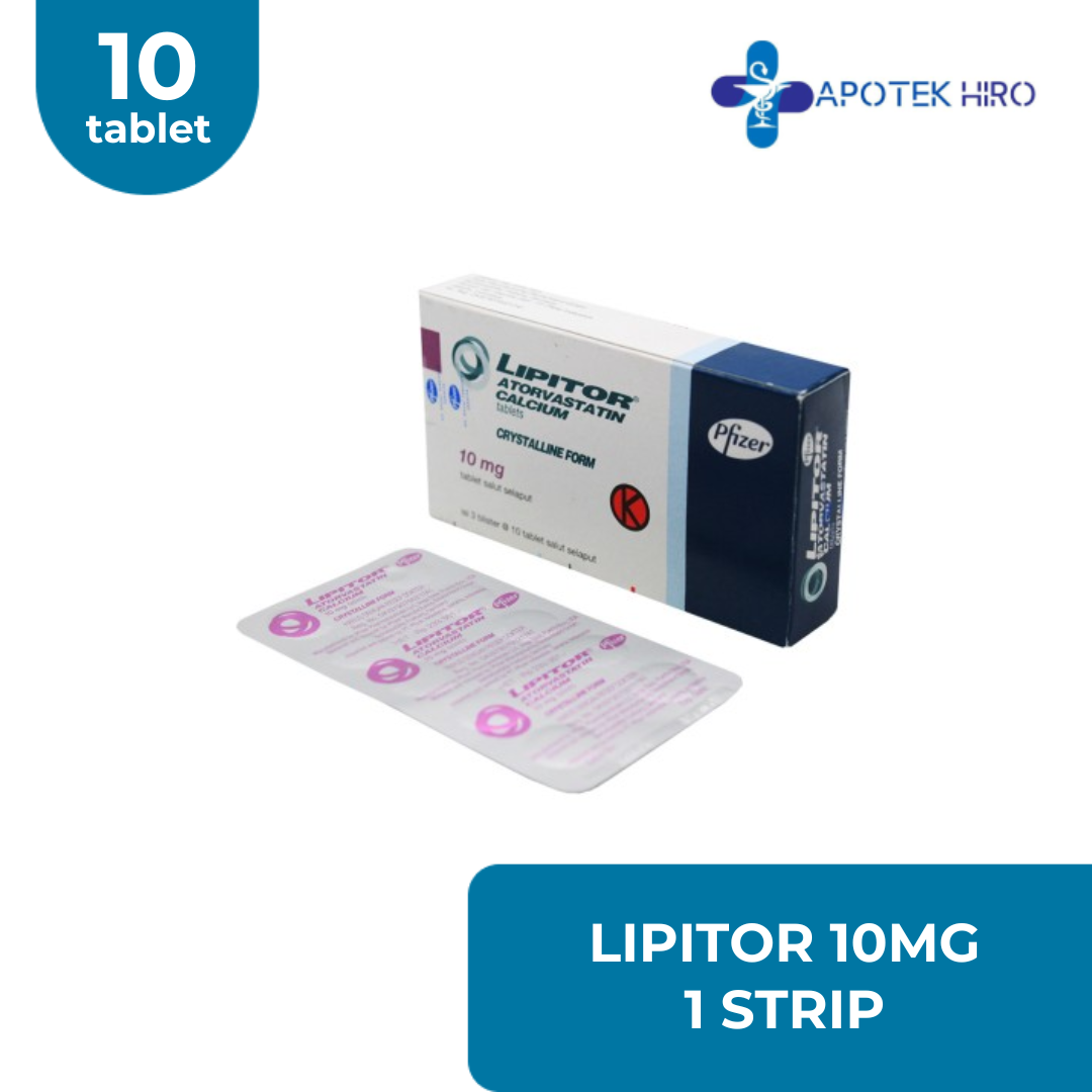 Lipitor 10Mg 1 Strip 10 Tablet