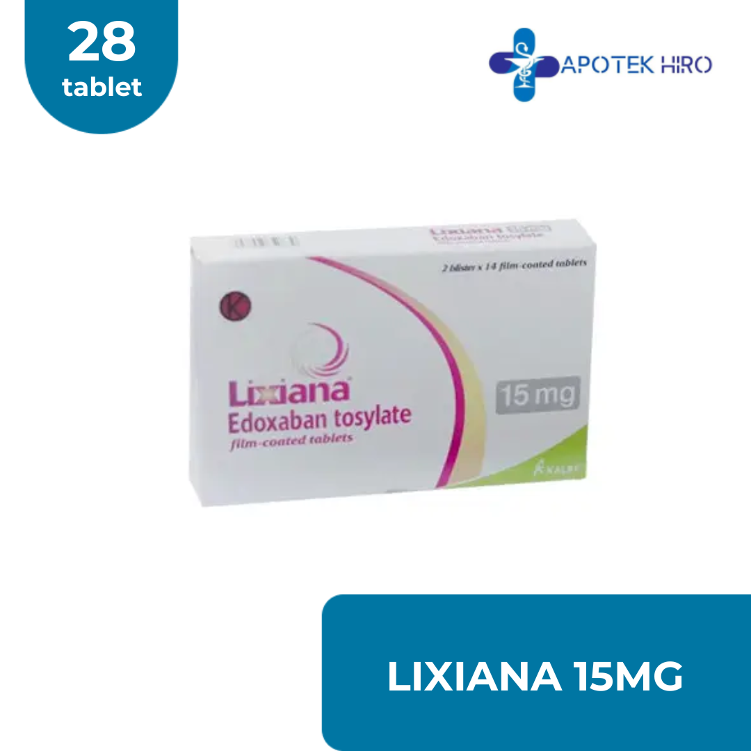 LIXIANA 15MG - 1 BOX 28 TABLET