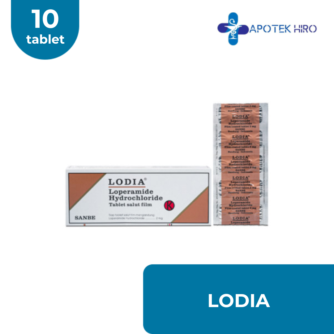 LODIA - LOPERAMIDE - 10 TABLET