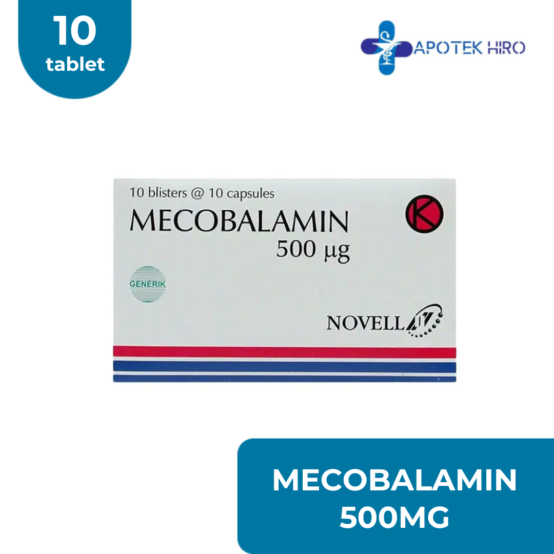 MECOBALAMIN 500MG - NOVELL - 10 TABLET