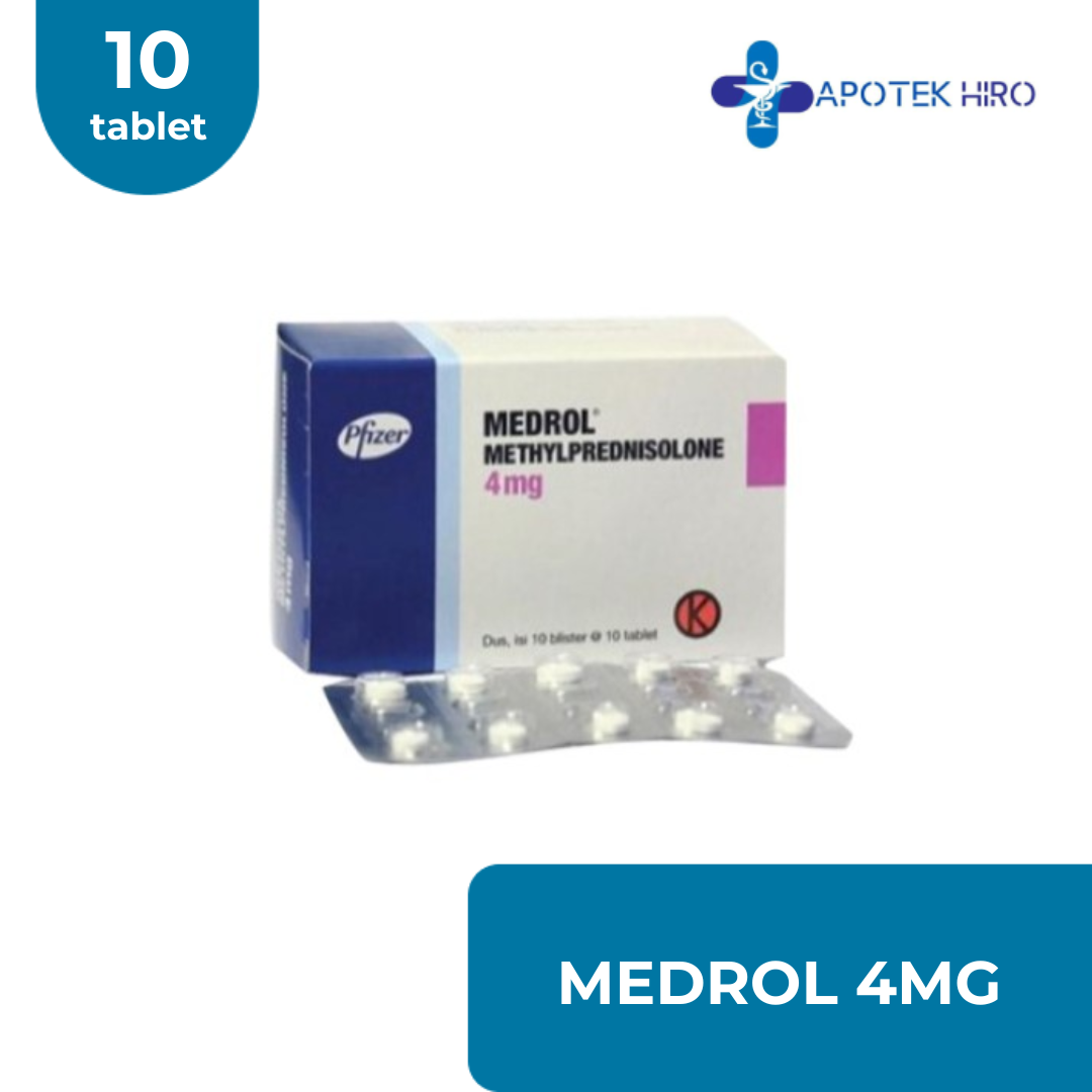 MEDROL 4MG - 1 STRIP 10 TABLET