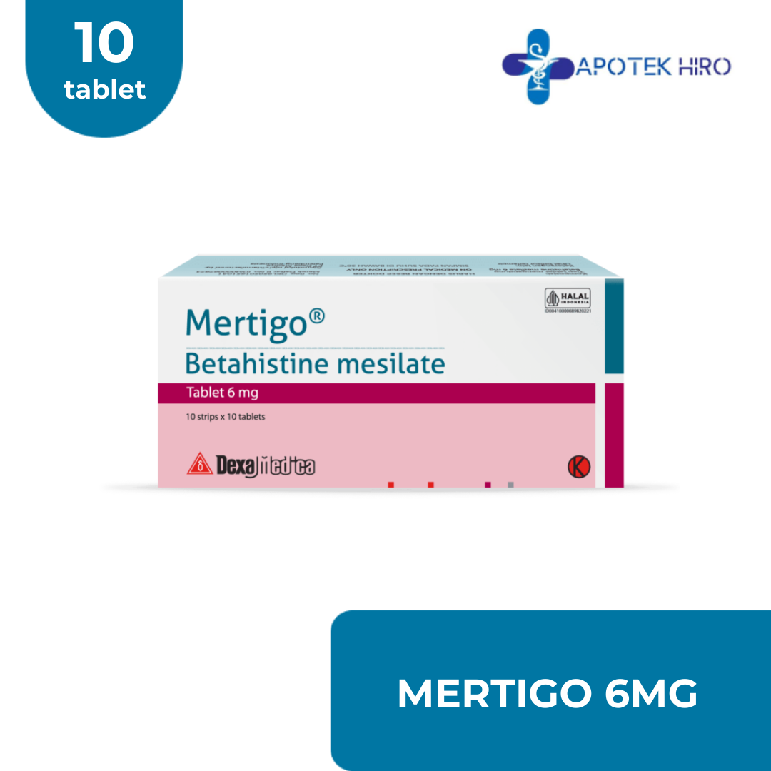 MERTIGO 6MG - 1 STRIP 10 TABLET