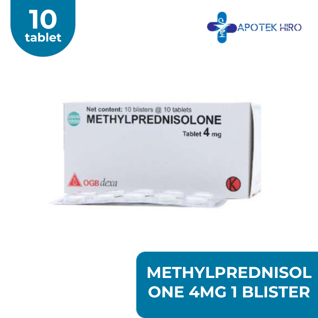 Methylprednisolone 4Mg 1 Blister 10 Tablet
