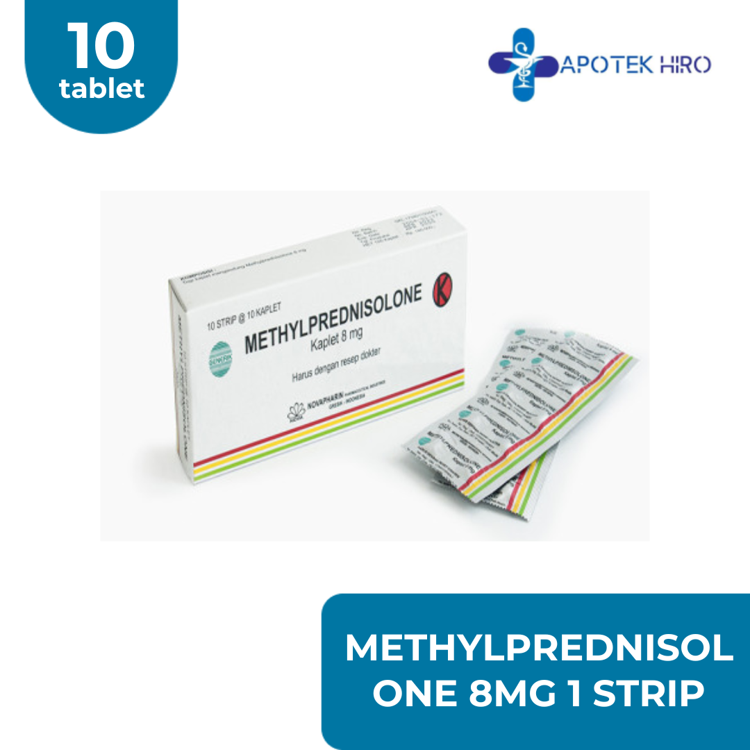 Methylprednisolone 8Mg 1 Strip 10 Tablet