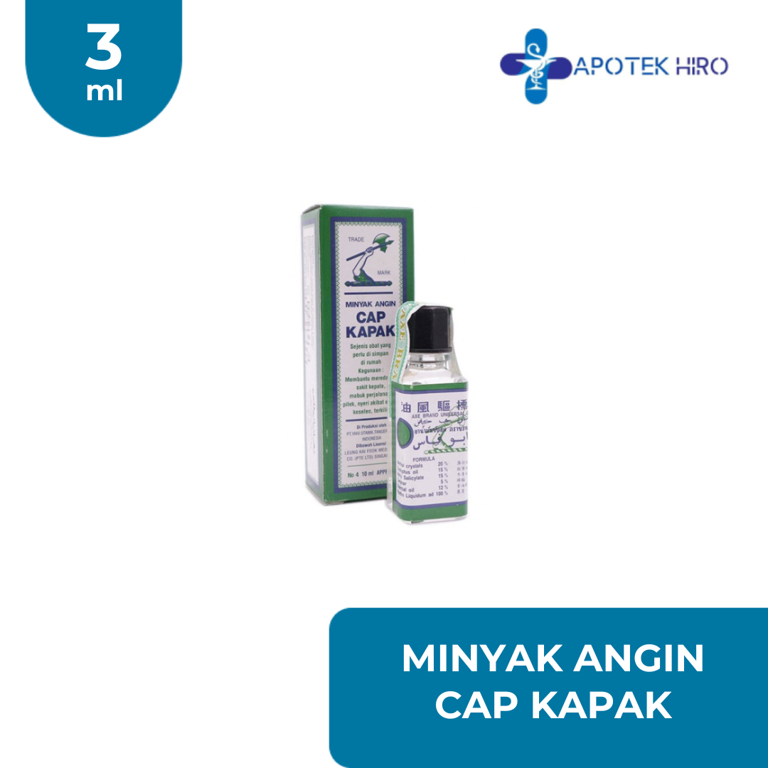 Minyak Cap Kapak Botol 3Ml