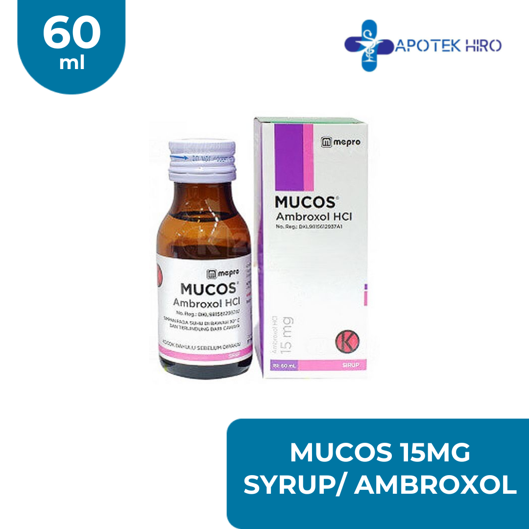 Mucos 15Mg Syrup 60Ml / Ambroxol