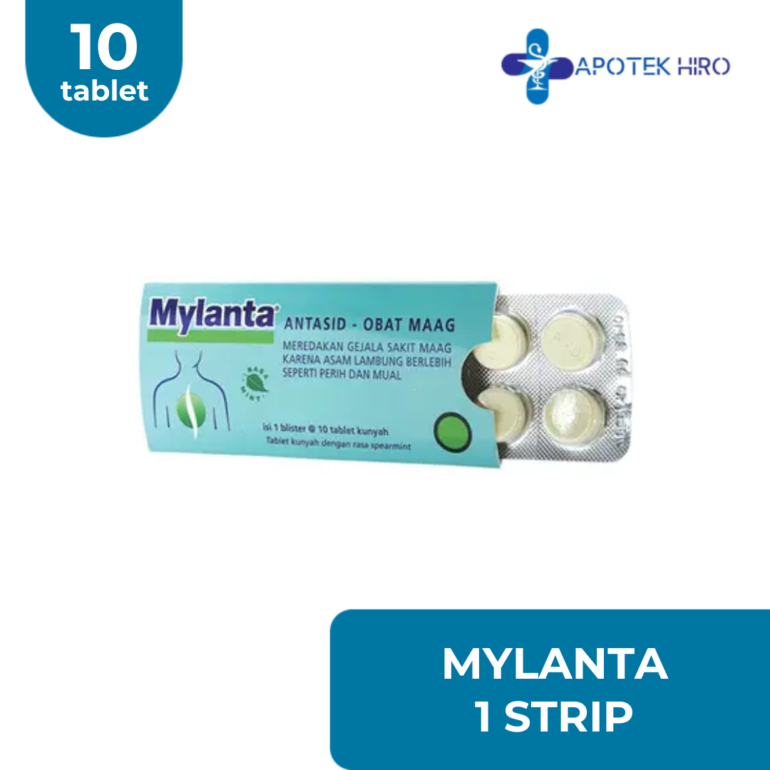 Mylanta 1 Strip 10 Tablet