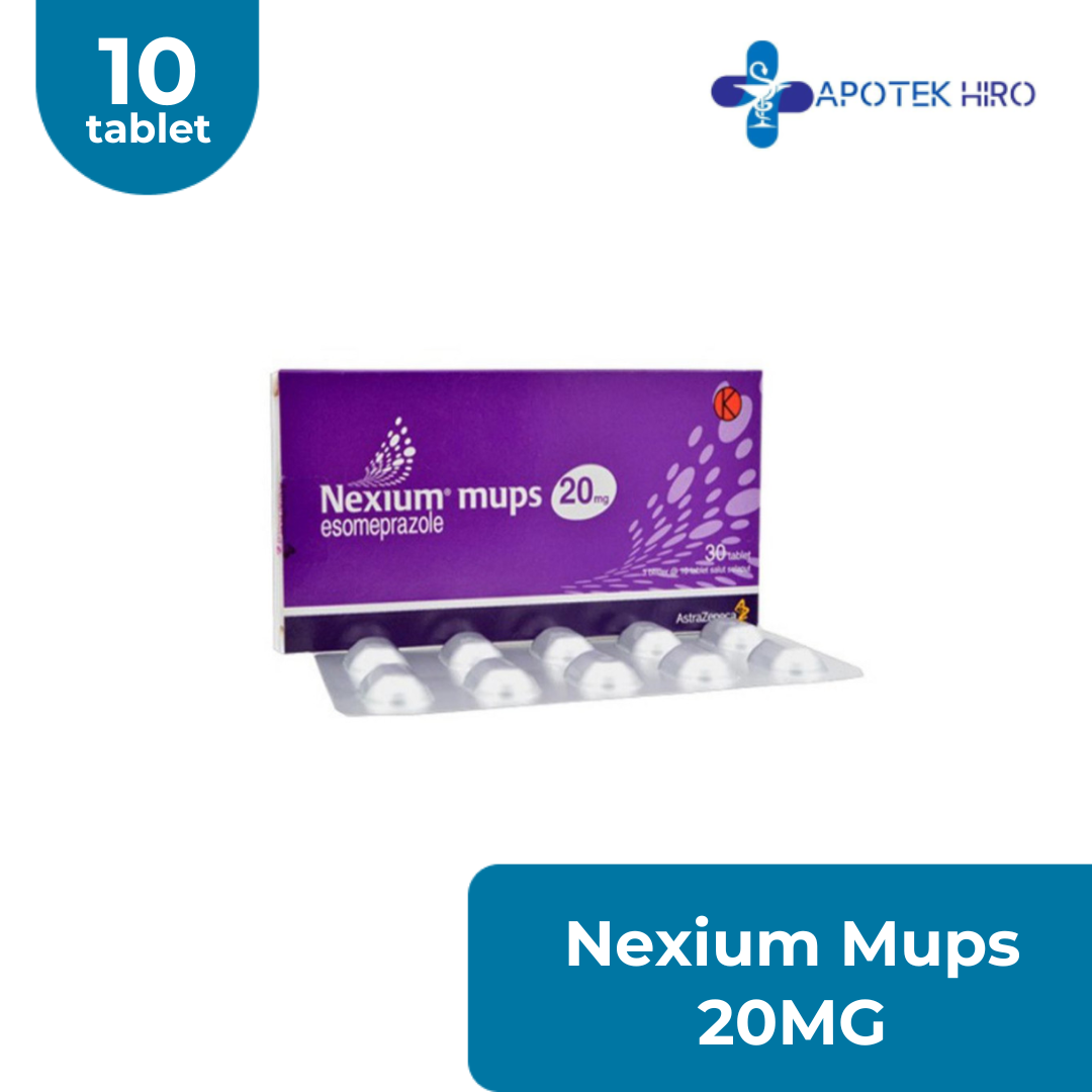 NEXIUM MUPS 20MG 1 BLISTER 10 TABLET