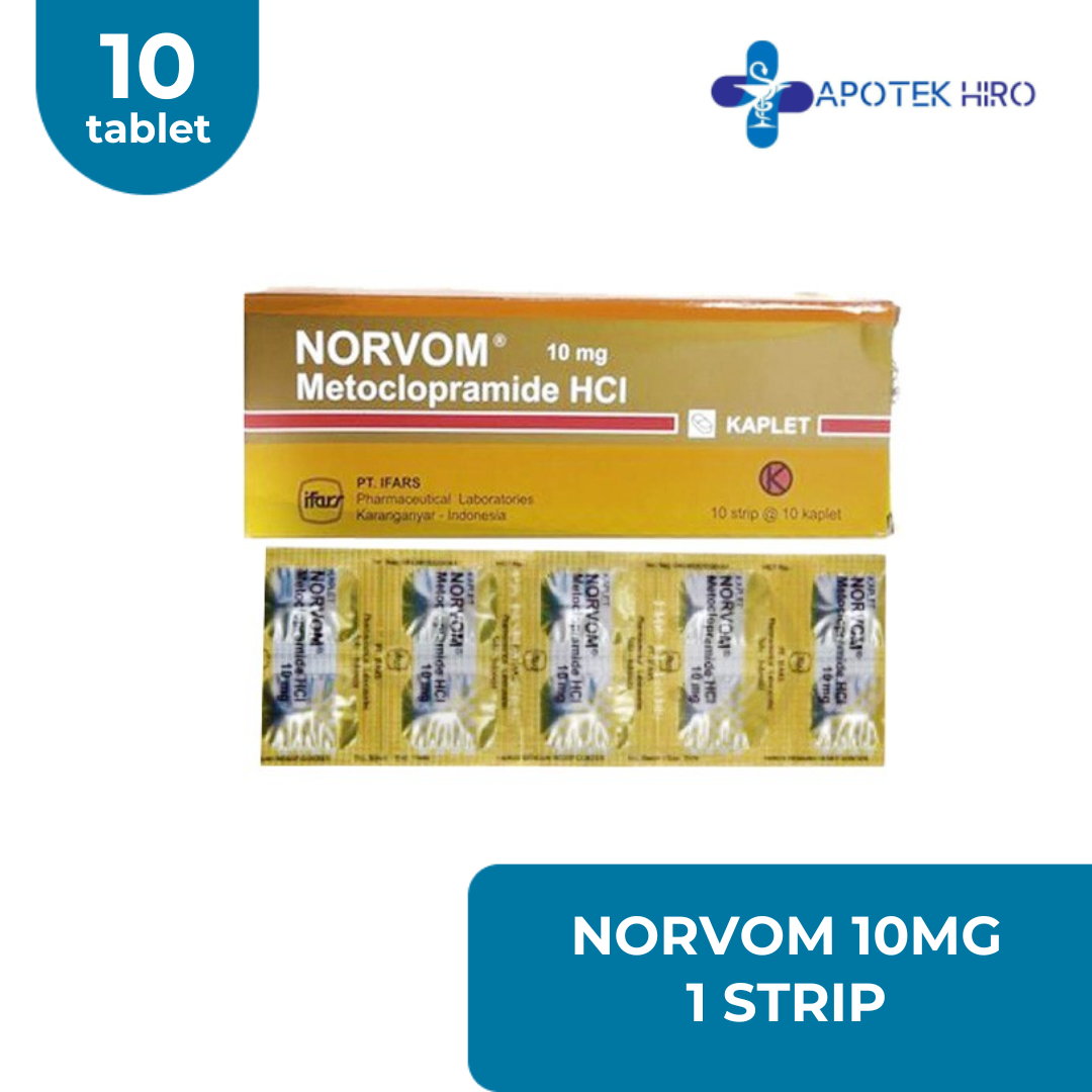 Norvom 10Mg 1 Strip 10 Kaplet