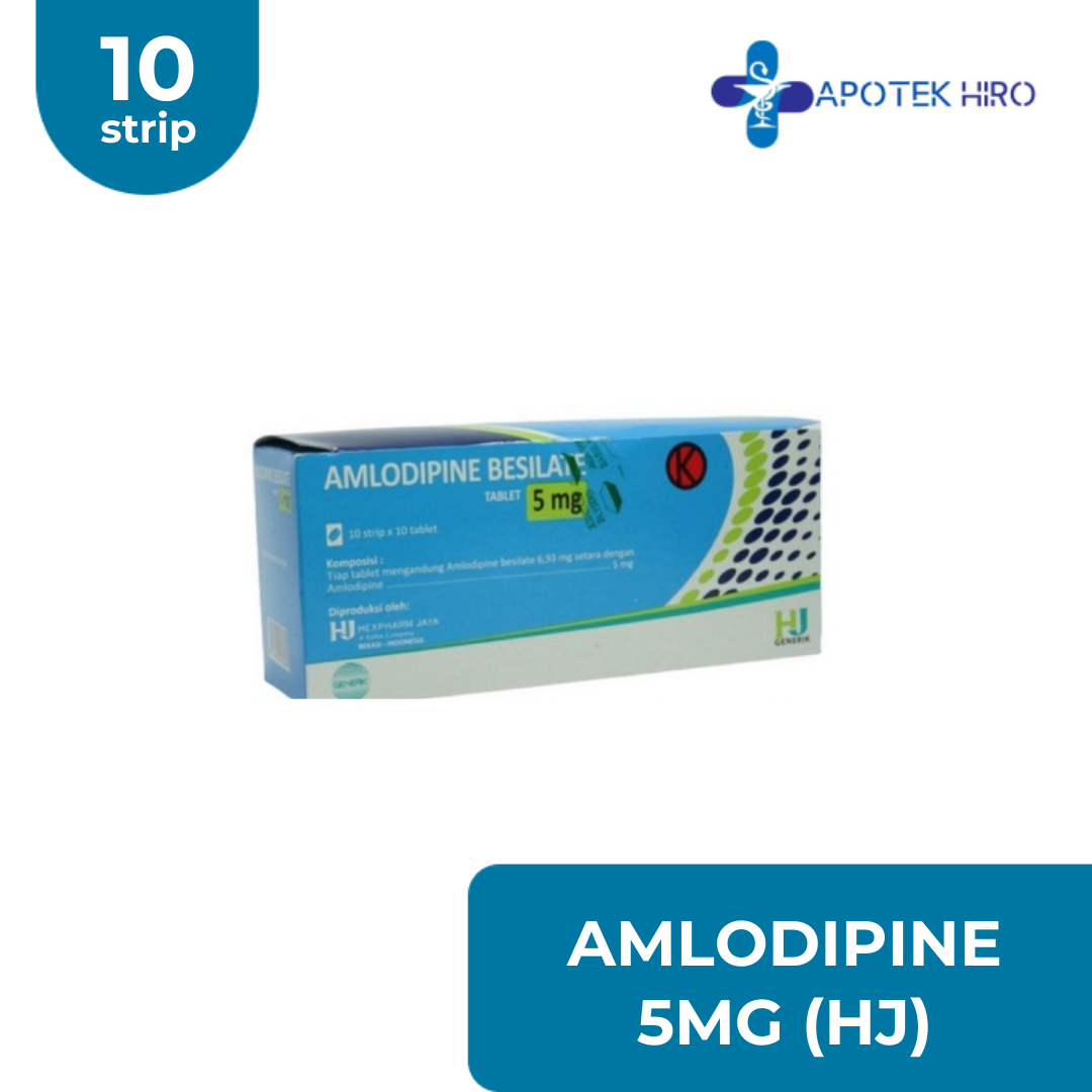 Amlodipine 5 MG 100 Tablet (GEN-HJ)