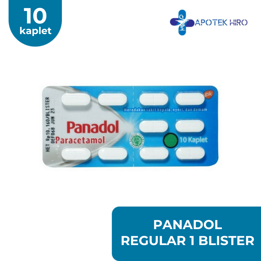 Panadol Regular 1 Blister 10 Kaplet