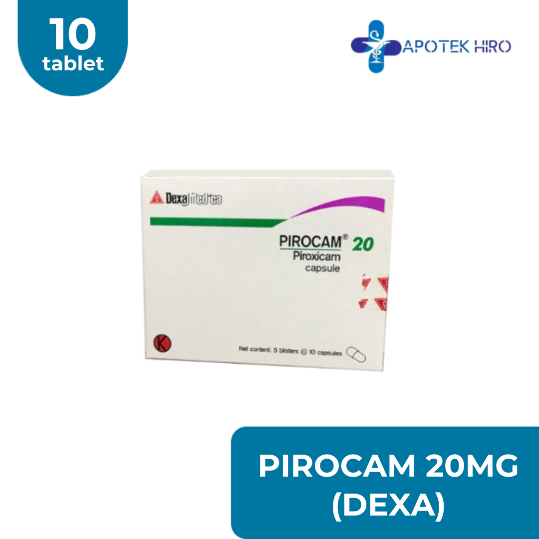 PIROCAM 20MG - 1 STRIP @10 TABLET (DEXA)