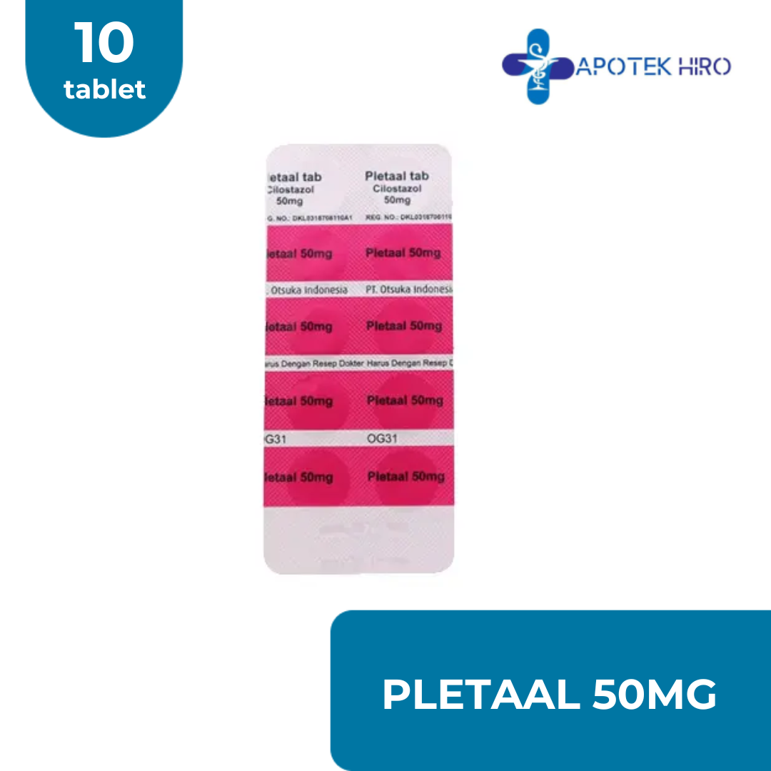 PLETAAL 50MG - 10 TABLET