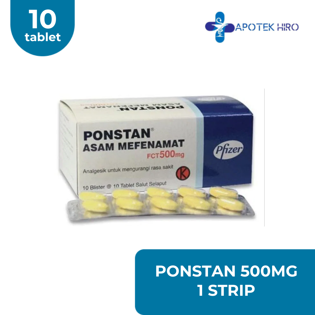 Ponstan 500Mg 1 Strip 10 Tablet