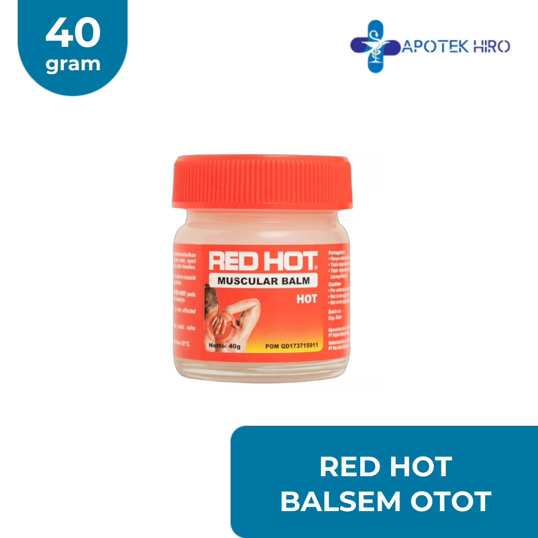 RED HOT BALSEM OTOT - 40 GRAM