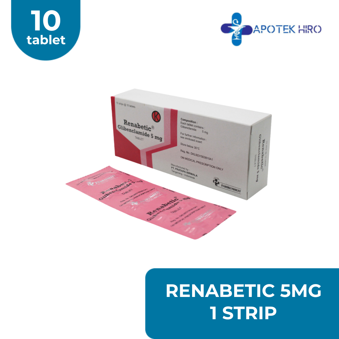 Renabetic 5Mg 1 Strip 10 Tablet