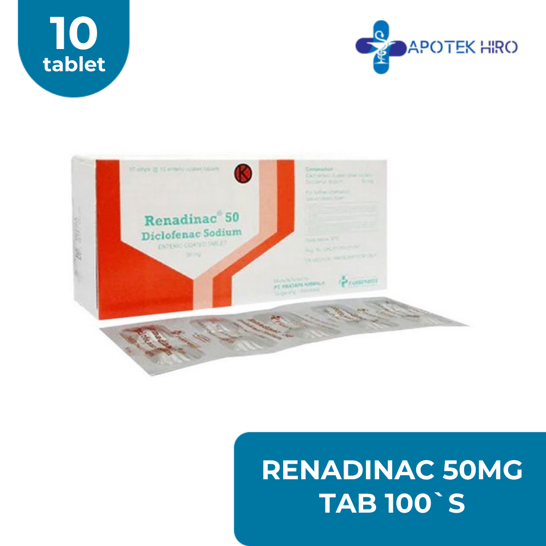 Renadinac 50Mg Tab 100`S
