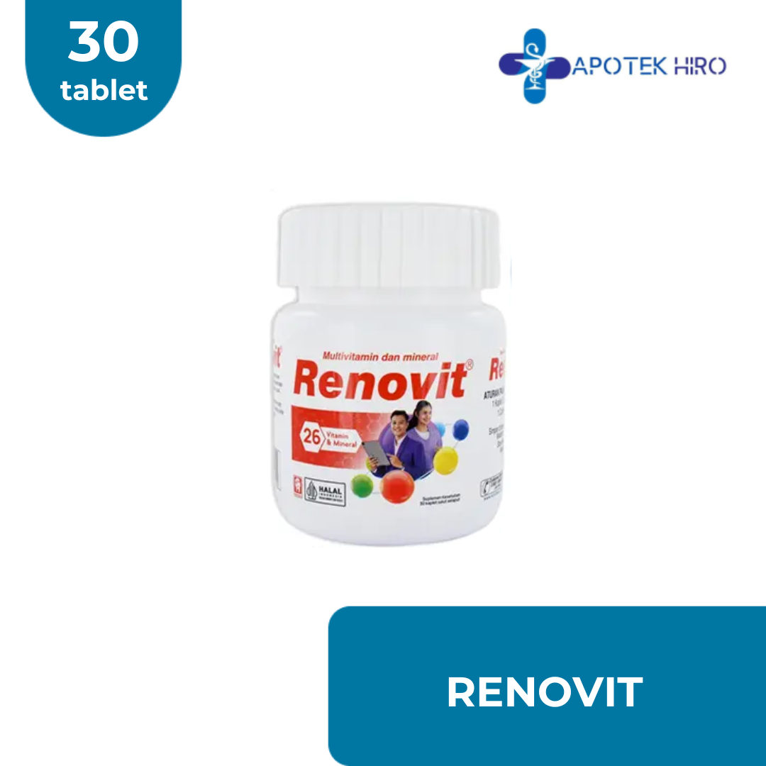 RENOVIT MULTIVITAMIN - 1 BOTOL 30 KAPSUL