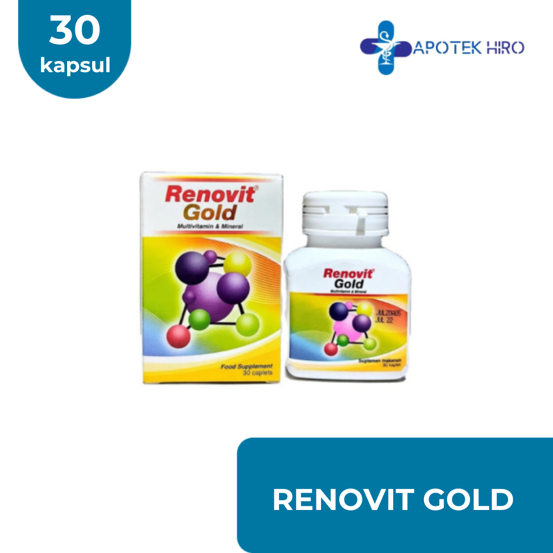 RENOVIT GOLD - 1 BOTOL 30 KAPSUL