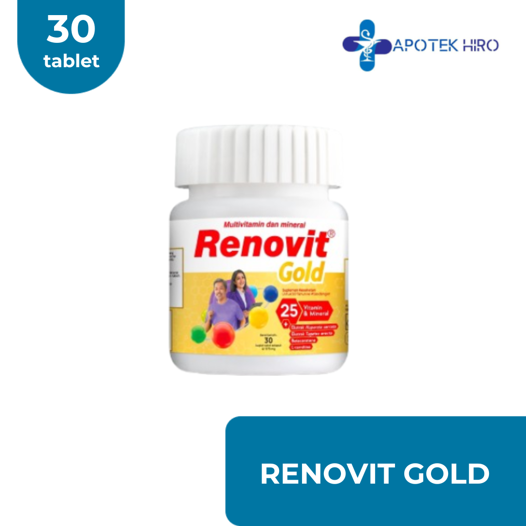 RENOVIT GOLD - 1 BOTOL 30 KAPSUL