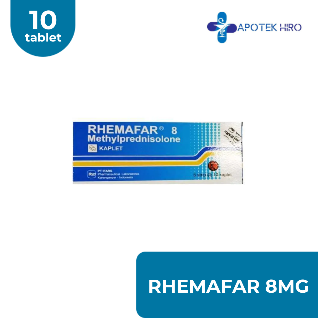 RHEMAFAR 8 MG STRIP 10 KAPLET