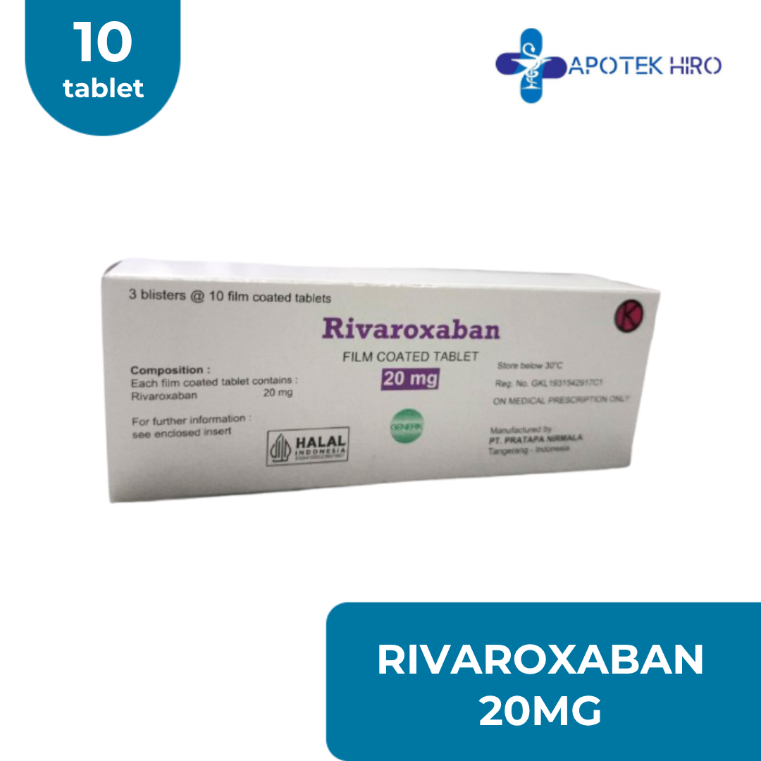 RIVAROXABAN 20MG - 30 TABLET
