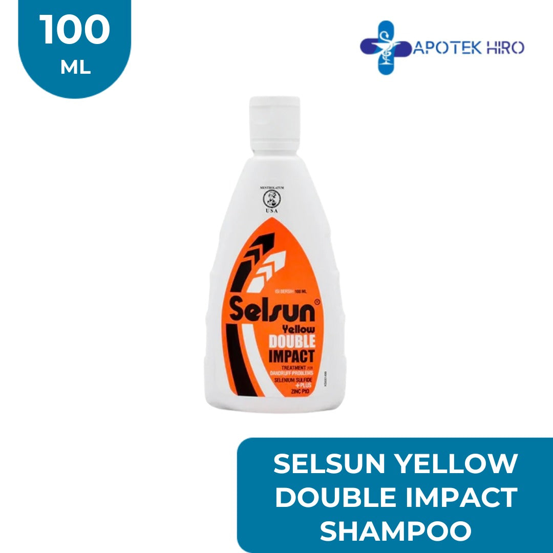 SELSUN YELLOW DOUBLE IMPACT SHAMPOO - 100ML