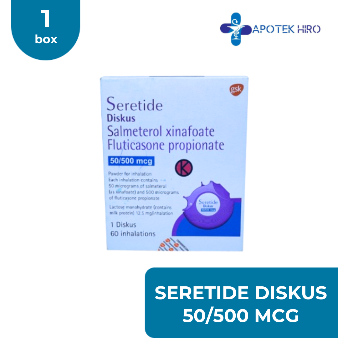 SERETIDE DISKUS 50/500 MCG