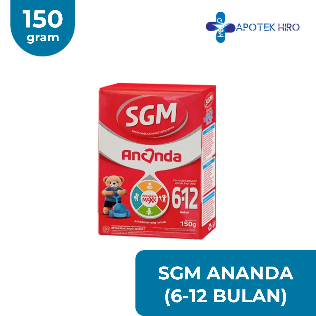 SUSU SGM ANANDA - 6-12 BULAN - 150GRAM