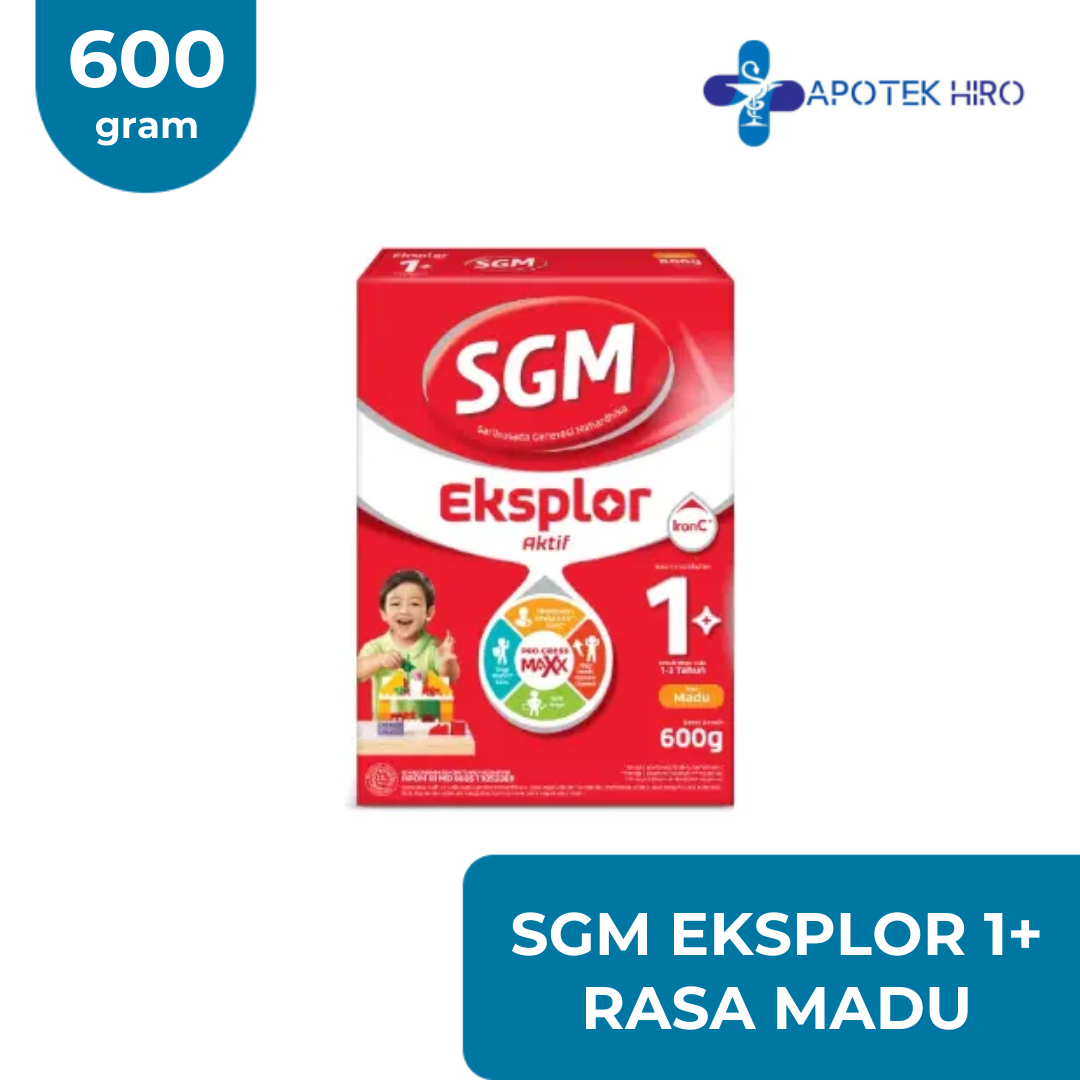 SUSU SGM EKSPLOR 1+ (MADU) - 600GRAM