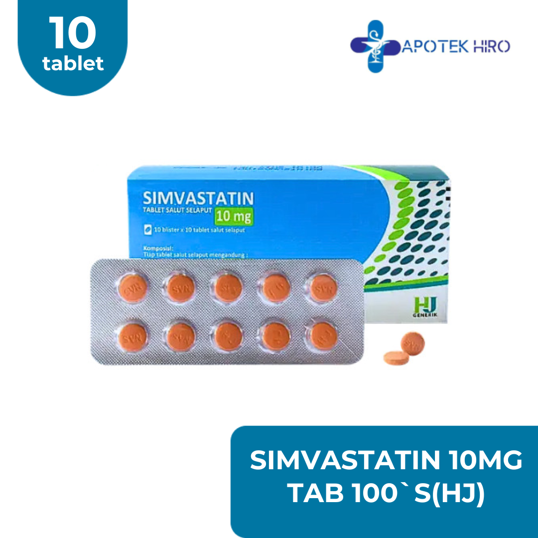 Simvastatin 10Mg Strip (Hj)