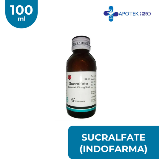 SUCRALFATE INDOFARMA 500 MG/5 ML SUSPENSI 100 ML