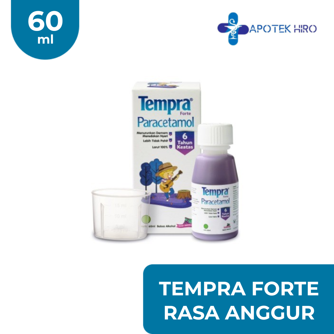 TEMPRA FORTE SYRUP RASA ANGGUR - 60ML