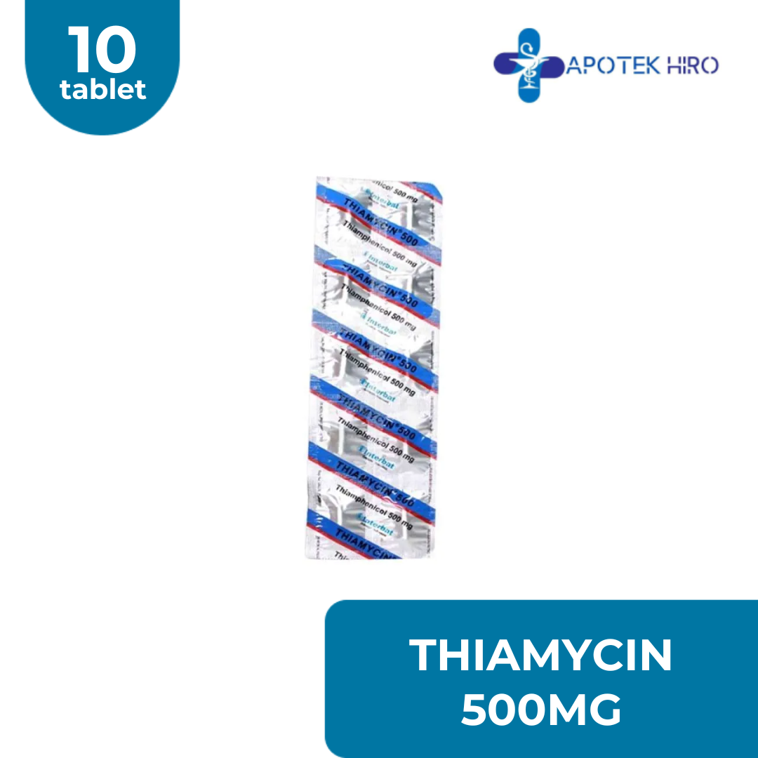 THIAMYCIN 500MG 1 STRIP 10 CAPSUL
