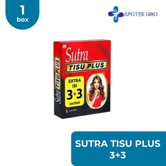 SUTRA TISU PLUS 3+3 - 1 BOX