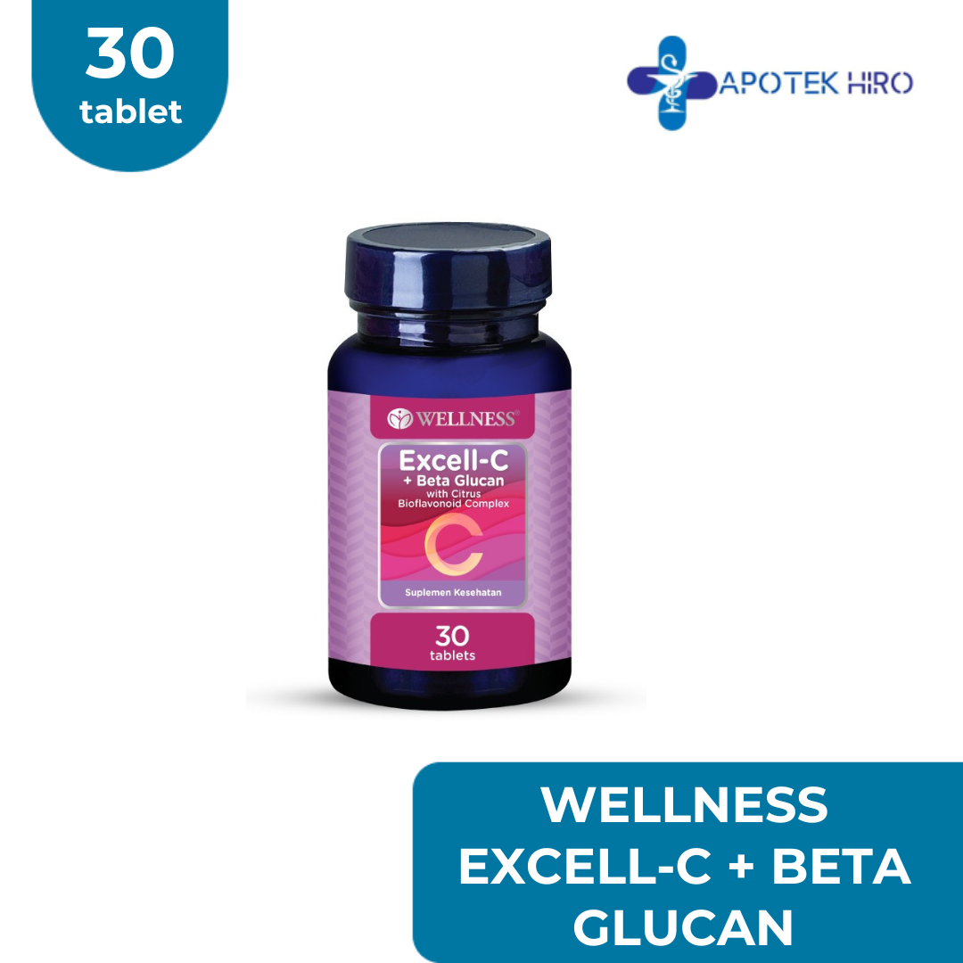 WELLNESS EXCELL C + BETA GLUCAN - 30 CAPSULE