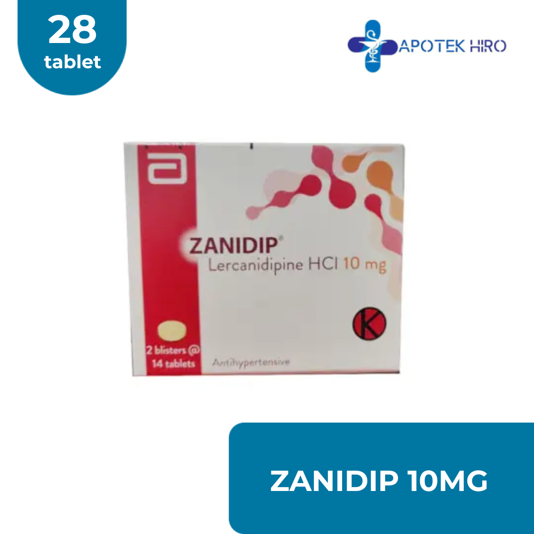 ZANIDIP 10MG - 1 BOX 28 TABLET