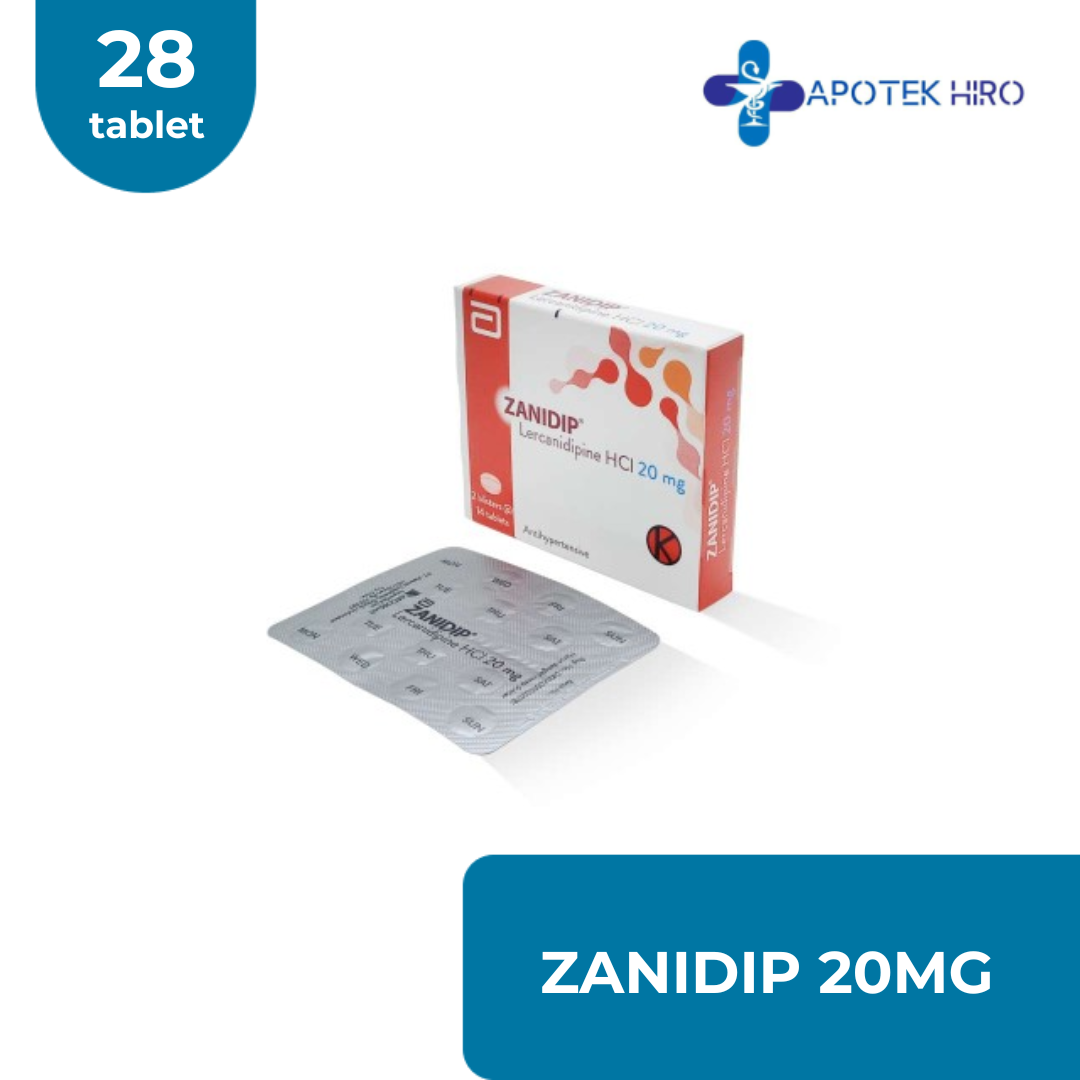 ZANIDIP 20MG - 1 BOX 28 TABLET
