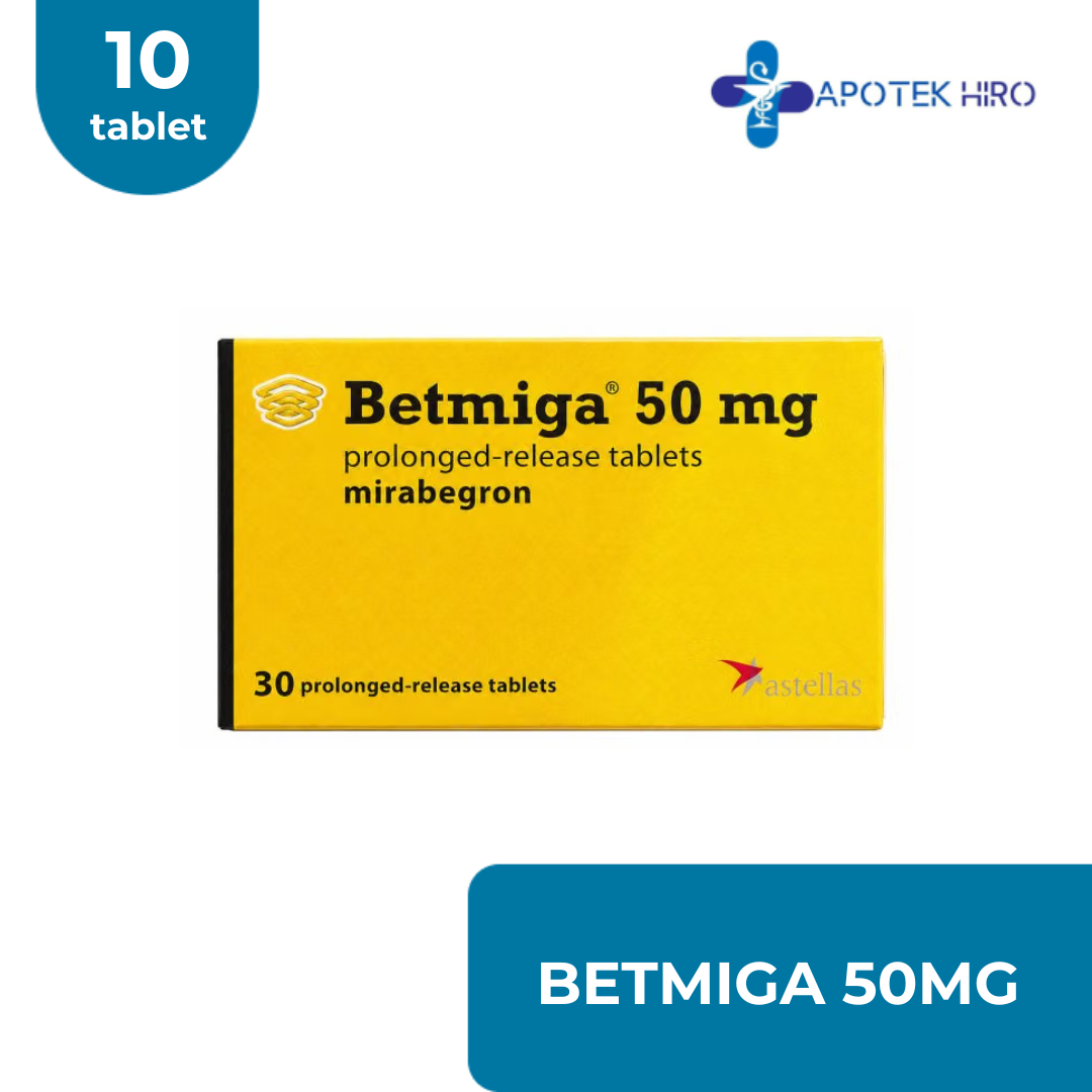 BETMIGA 50MG - 10 TABLET