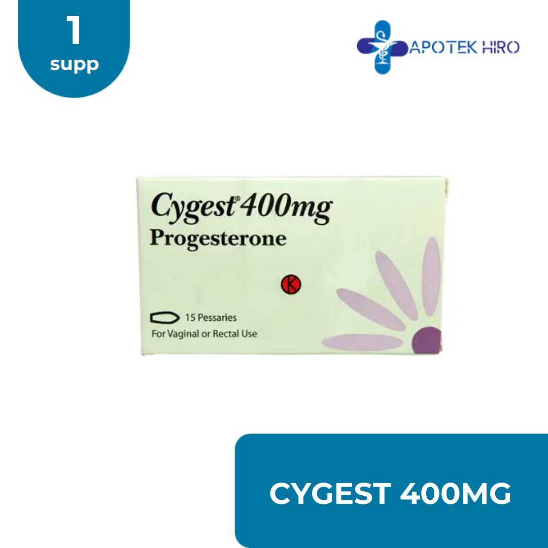 CYGEST 400MG - 1 SUPP