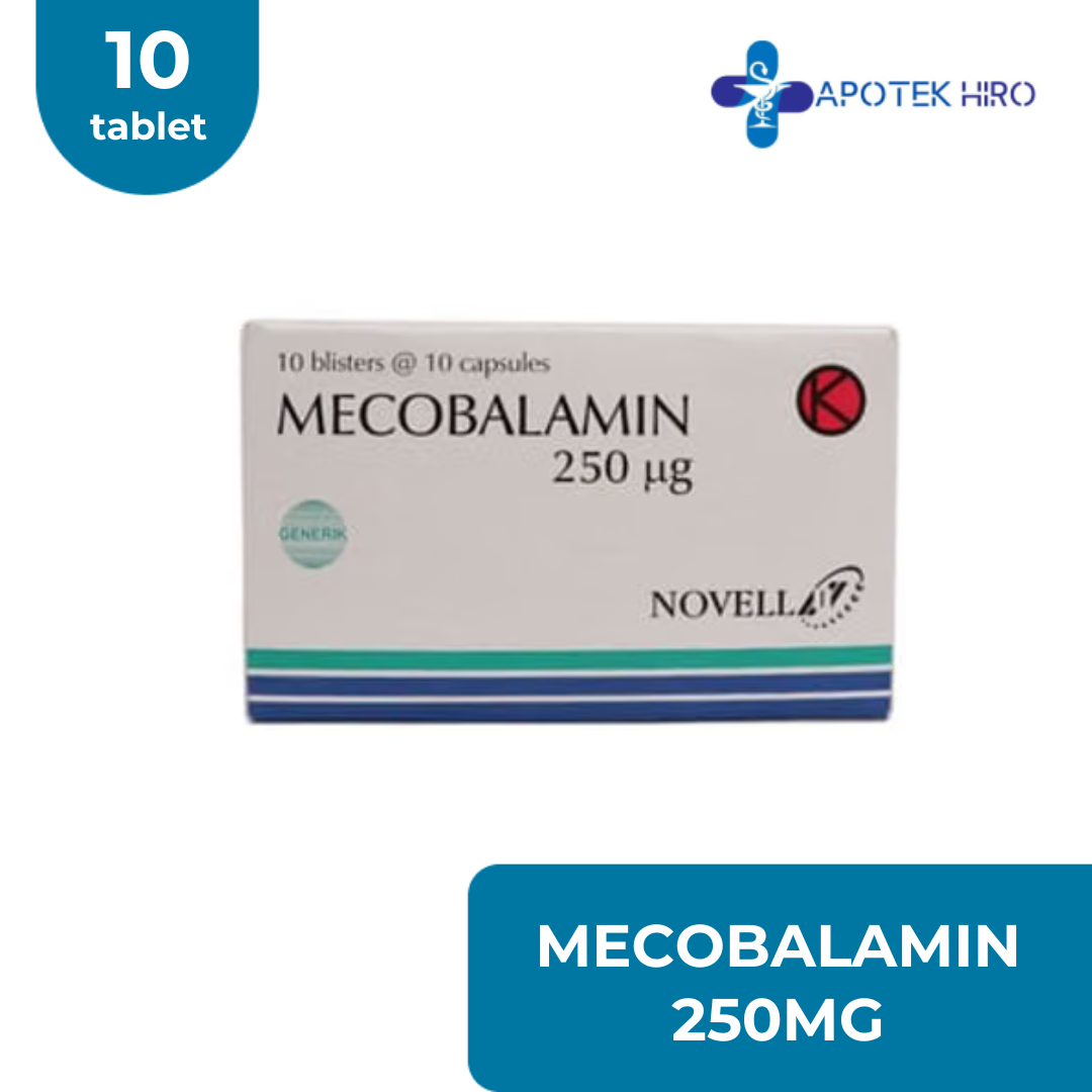 MECOBALAMIN 250MG - NOVELL - 10 TABLET